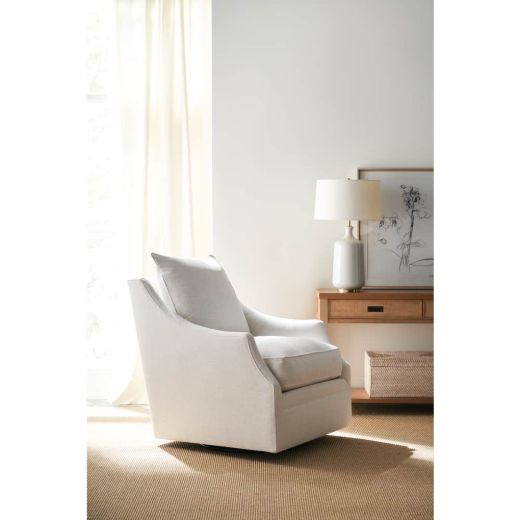 Picture of Quick Ship Kara Swivel Chair in Nomad Snow